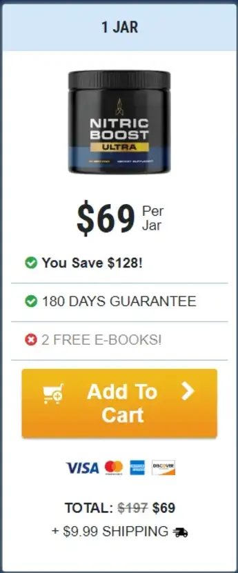 Nitric Boost one bottle price